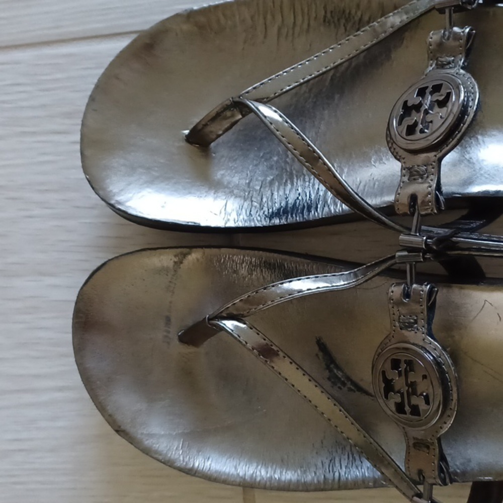 Tory Burch Sandals size 8 see description - Picture 4 of 9